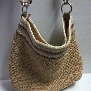 The Sak multi-colored crocheted bag